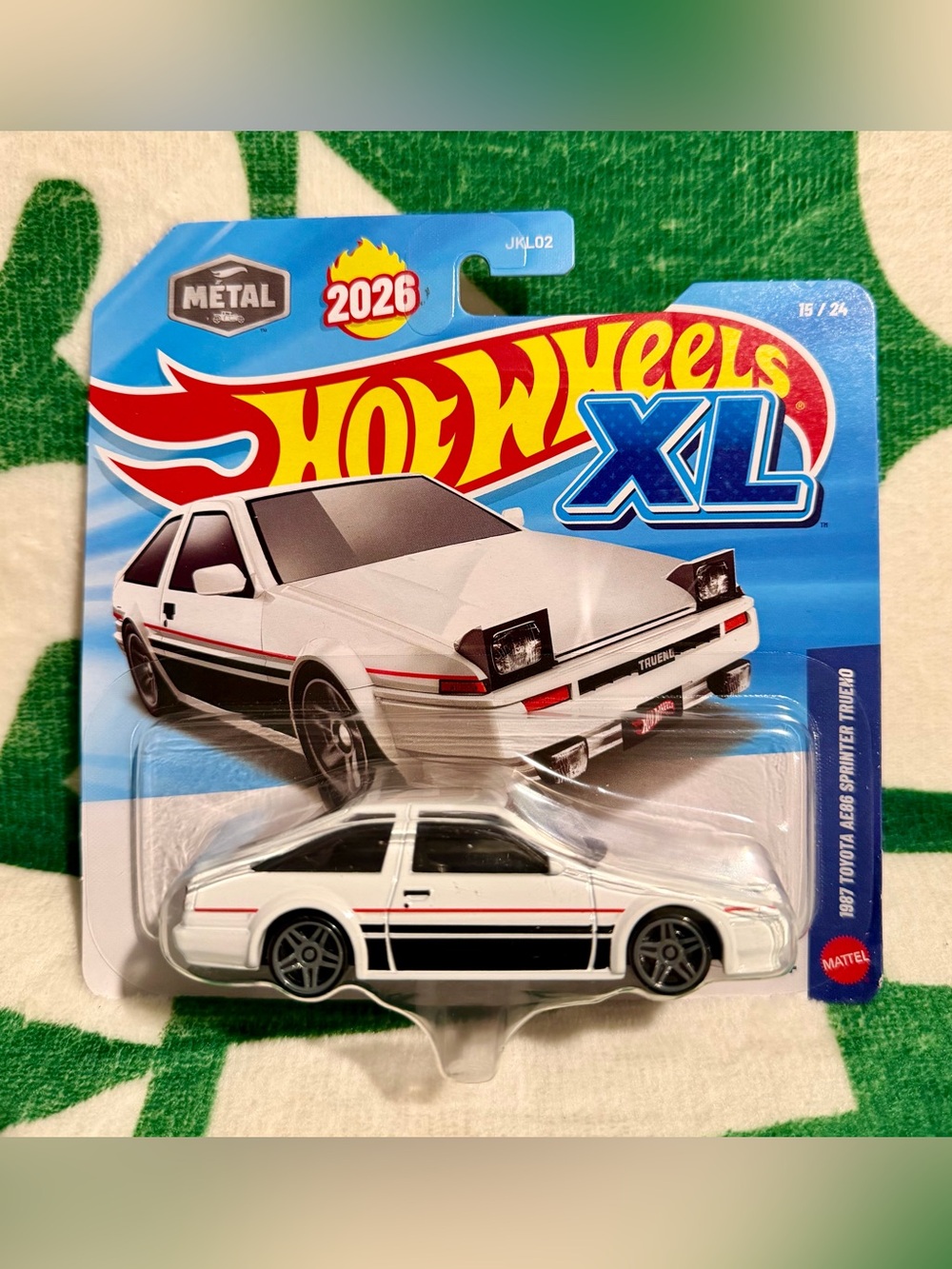 Hot Wheels XL 1987 Toyota AE86 Sprinter Trueno 2026 Diecast Car BRAND NEW SEALED